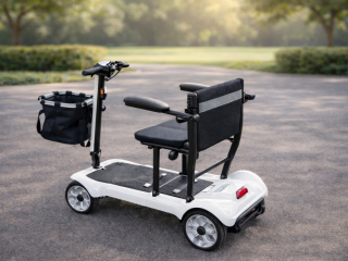 mobility-scooter-white-and-black-good-condition